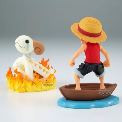 One Piece Luffy & Going Merry Log Stories Figur 8cm