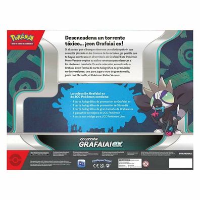 Spanische Pokemon Grafaiaia Sammelkartenspiel-Box