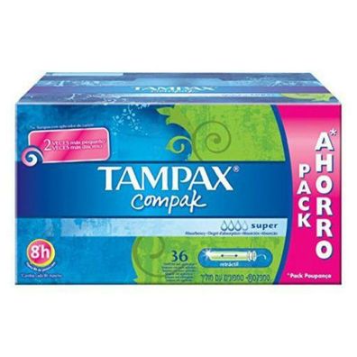 Tampax Compak Tampón Super 36 U