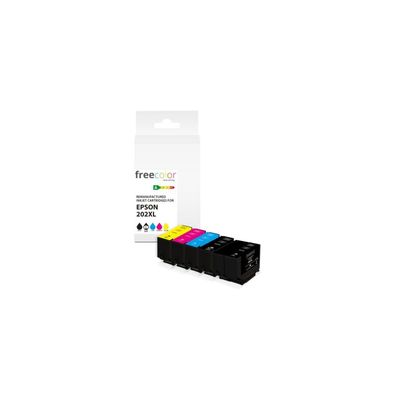 Freecolor Patrone Epson 202XL Multipack BK/C/M/Y/Black photo remanufactured