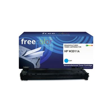 Freecolor Toner HP W2011A cyan mit chip 13000p kompatibel