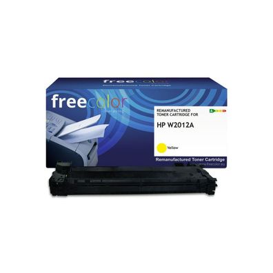 Freecolor Toner HP W2012A yellow mit chip 13000p kompatibel