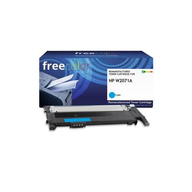 Freecolor Toner HP W2071A cyan mit chip 1000p kompatibel