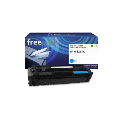 Freecolor Toner HP W2211A cyan mit chip 1250p kompatibel