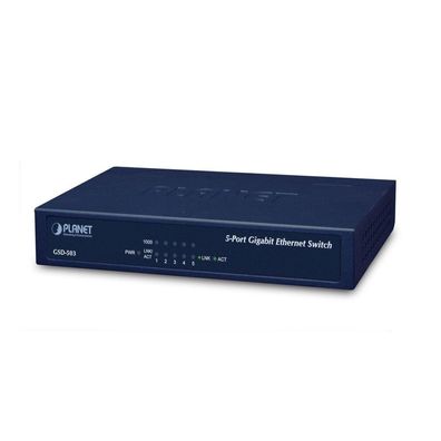 PLANET 5-Port 10/100/1000Mbps Gigabit Ethernet Switch