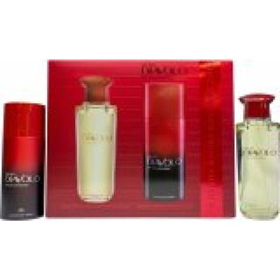Antonio Banderas Diavolo For Men Gift Set 100ml EDT + 150ml Deodorant Spray