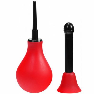 Whirling Spray Intimdusche rot/schwarz