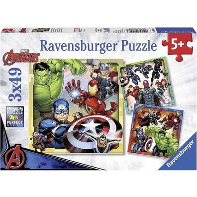 Ravensburger Puzzle Avengers 3x49 Teile
