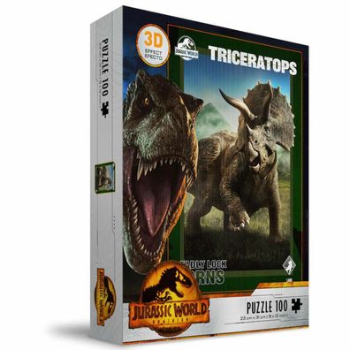 Jurassic World Triceratops 3D Puzzle 100Stück