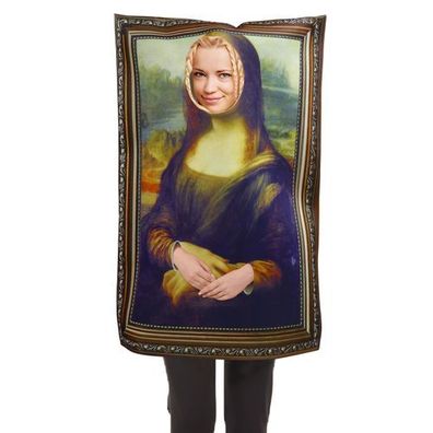 Mona Lisa Gemälde Cosplay Kostüm Damen Halloween Karneval Outfit Kleidung