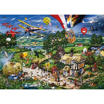 Gibsons Puzzle Ich liebe die Landschaft 1000 Teile