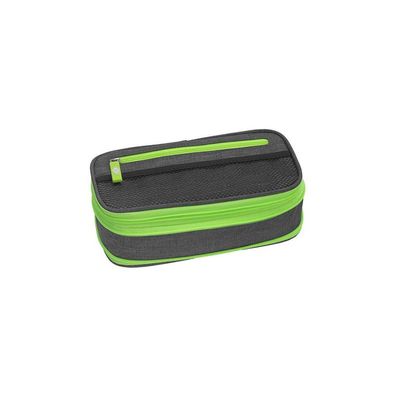 WEDO Schlampermäppchen NEON Stretch neongrün/grau, 23,0 cm
