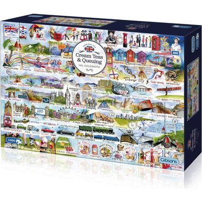 Gibsons Puzzle Symbols of Great Britain 1000 Teile