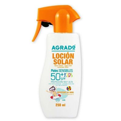 Agrado Locion Solar Spf50 Kids Pistola