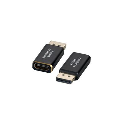 EFB DisplayPort Adapter, P Stecker->HDMI TypA Buchse,4K60Hz