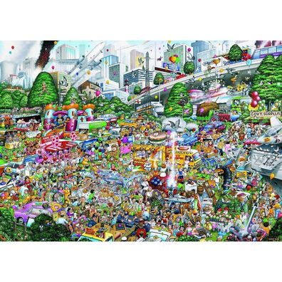 Gibsons Puzzle Ich liebe den Verkauf aus dem Kofferraum des Autos 1000 Teile