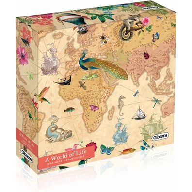Gibsons Puzzle Welt voller Leben 1000 Teile