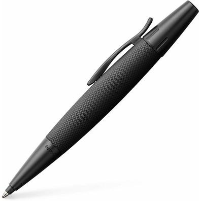 FABER-CASTELL Kugelschreiber e-motion pure Black schwarz Schreibfarbe schwarz