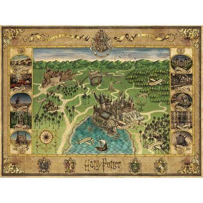 Ravensburger Ravensburger 12000720 Puzzle Hogwarts Karte 1500 Teile