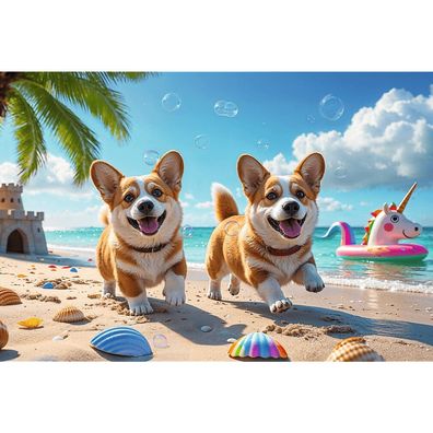 TREFL Puzzle Hund Corgi 100 Stück