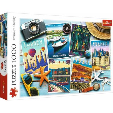 TREFL Puzzle Postkarte aus dem Urlaub 1000 Teile