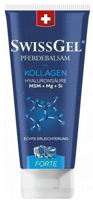 SwissGel Pferdesalbe Forte mit Kollagen, Kühlend, 200g