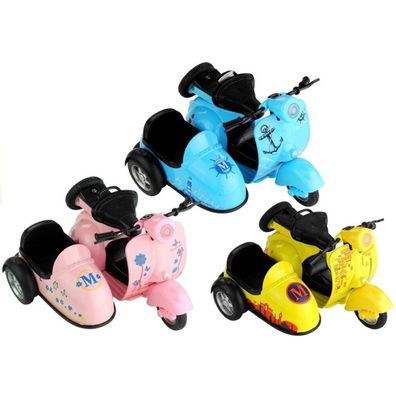 Leantoys Spielzeugmotorrad 3 Farben Fahrten Lichtspiel 1:14