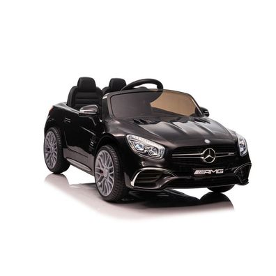 Leantoys Batterie Auto Mercedes SL65 S Schwarz lackiert LCD