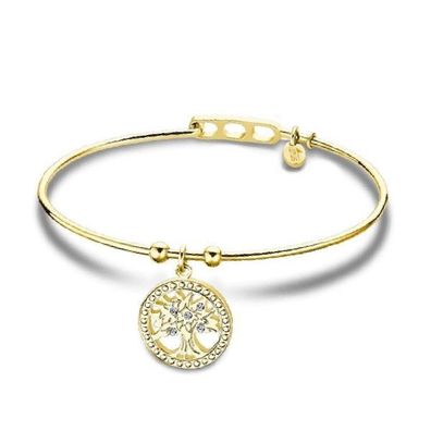 Solid gold-plated bracelet with the Tree of Life Millennial LS2120-2 / 3 pendant
