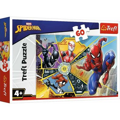 TREFL Puzzle Spiderman: Im Netz 60 Teile
