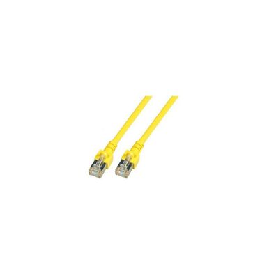 EFB RJ45 Patchkabel SF/UTP, Cat.5e, PVC, CCA, 25m, gelb