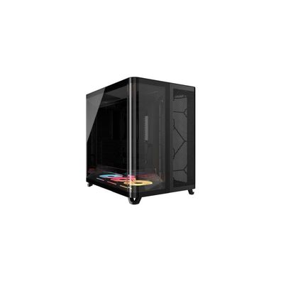 Corsair Geh Midi AIR 5400 LX-R LINK Tempered Glass Black