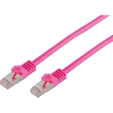 Shiverpeaks RJ45 Patchkabel S/FTP, Cat7 LSZH 30m magenta