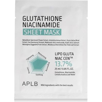 APLB Glutathion-Niacinamid-Tuchmaske 25 ml