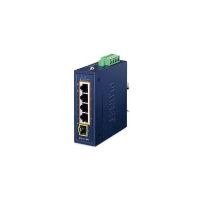 PLANET Industrial 4-Port PoE + 1-Port SFP, IGS-514PT