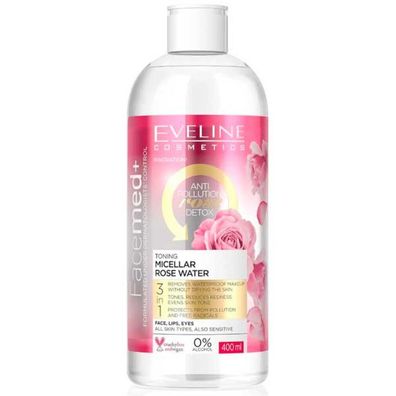 Eveline Facemed+ Rosen-Mizellenwasser 400 ml