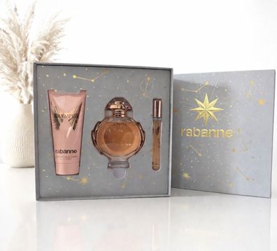 Paco Rabanne Olympea Set 80ml EDP + 10ml + Bodylotion 100ml Damen Parfum Neu OVP