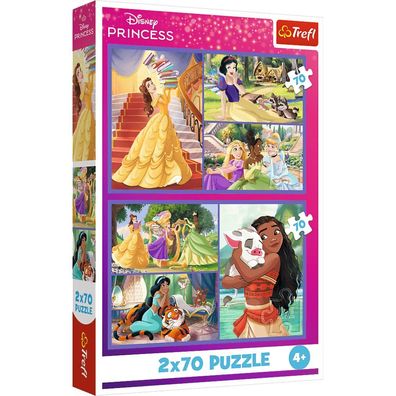 TREFL Puzzle Disney-Prinzessinnen: Die Tage von Pohkov 2x70 dlks