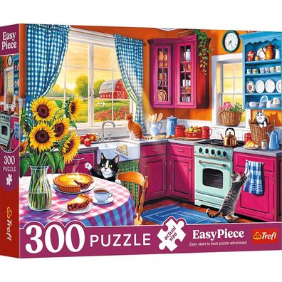 TREFL EasyPiece Puzzle: Reno in der Küche 300 Puppen