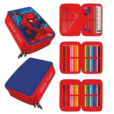 Marvel Spiderman Dreifach-Federtasche