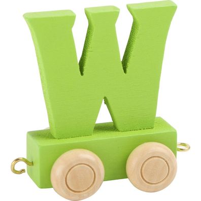 Buchstabenzug bunt W