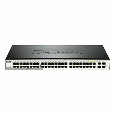 DGS-1210-48/E (silber/schwarz, 4 Gigabit-Combo-Ports)