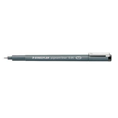 Staedtler Pigmentliner Staedtler 308005-9 - schwarz 0,05 mm lange Metallspitze