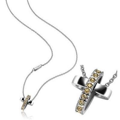 BREIL JEWELS Charming CROSS (Swarovski Crystals)