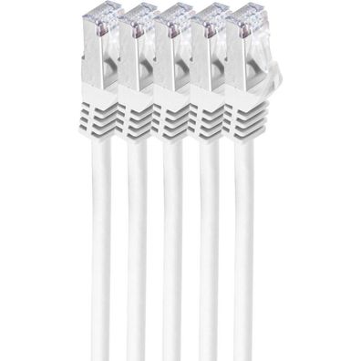 Shiverpeaks RJ45 Patchkabel S/FTP, Cat7 VE5, 1m weiß