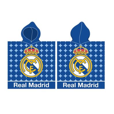Real Madrid Los Blancos Strandtuch-Poncho 55x110 cm (Fast Dry)