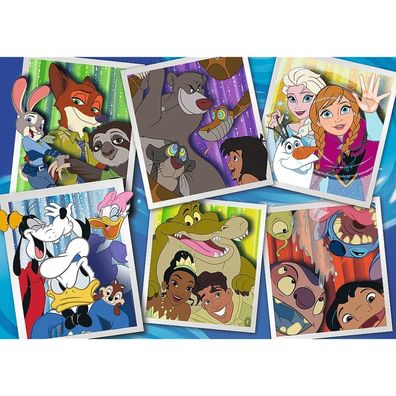 TREFL Puzzle Disney 100 Jahre: Disney-Charaktere 200 Teile