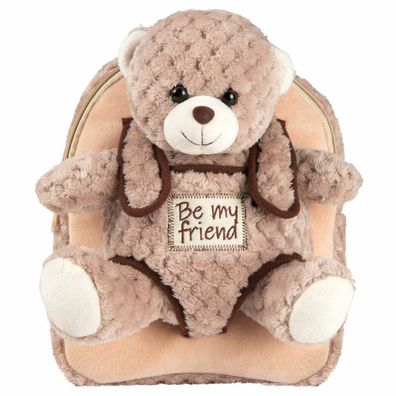 Backpack Peluche Milly Bear 2.7 Liter Brown
