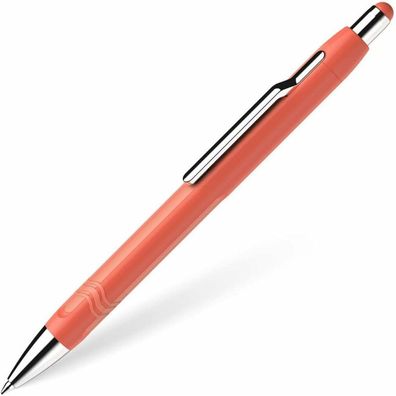 Schneider Kugelschreiber Schneider Epsilon 1386 - warm orange Mine XB blau