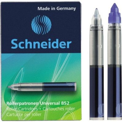 Schneider Patronenroller Ersatzpatrone Schneider Universal 852 - blau Mine M Pckg/5